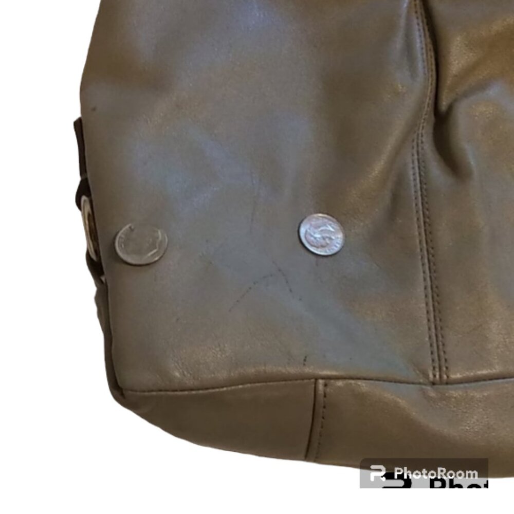 Coach Ashley Satchel leather gray purse - Picture 14 of 14